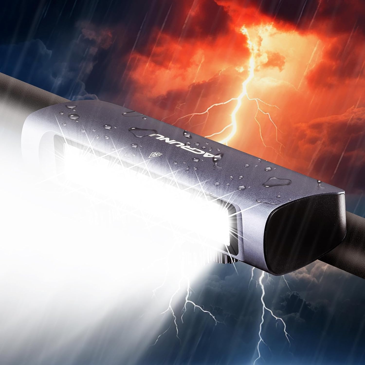 LED Rechargeable Bike Light Bar