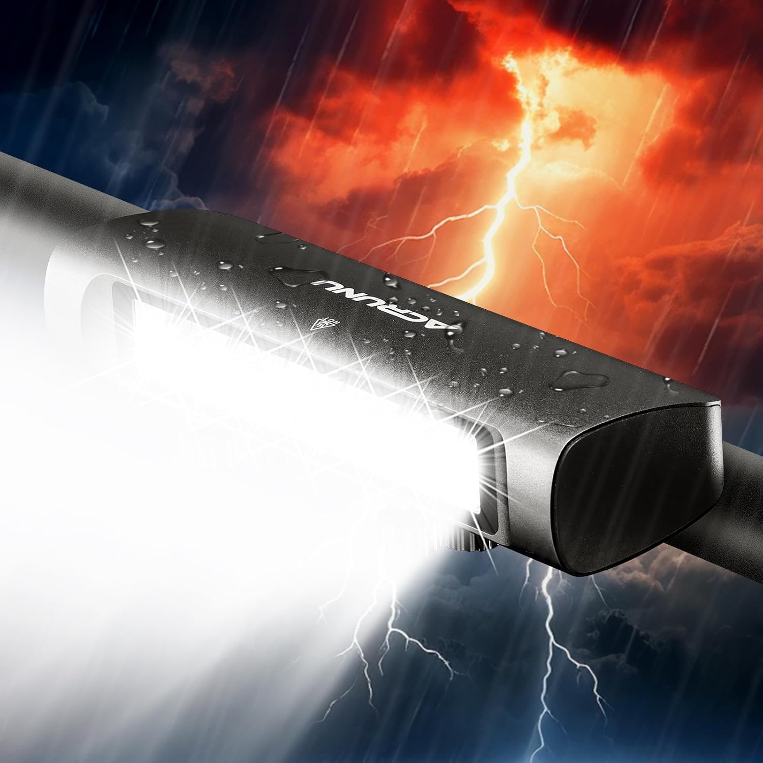 LED Rechargeable Bike Light Bar