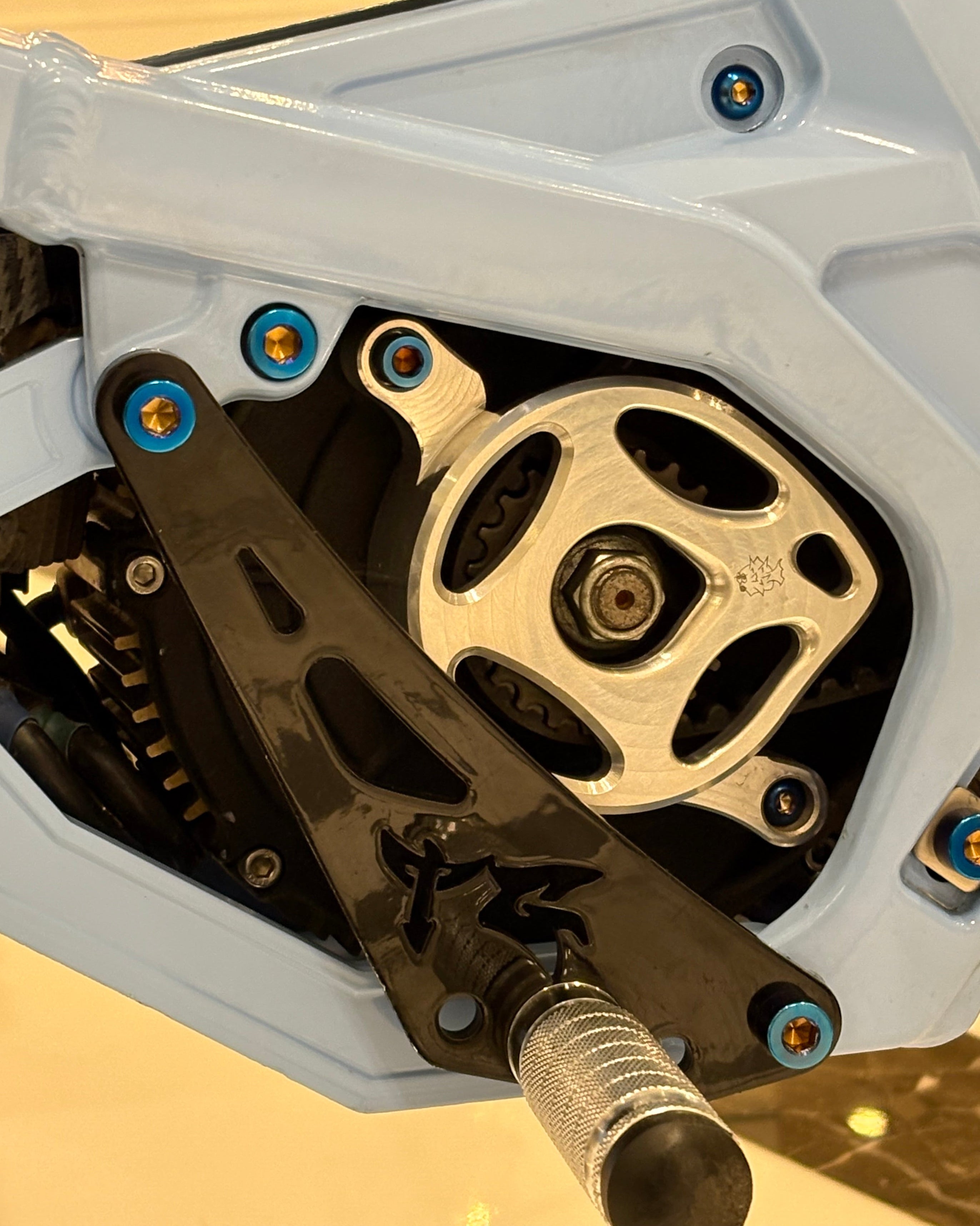 Foot Lock Titanium Bolts (set of 2)