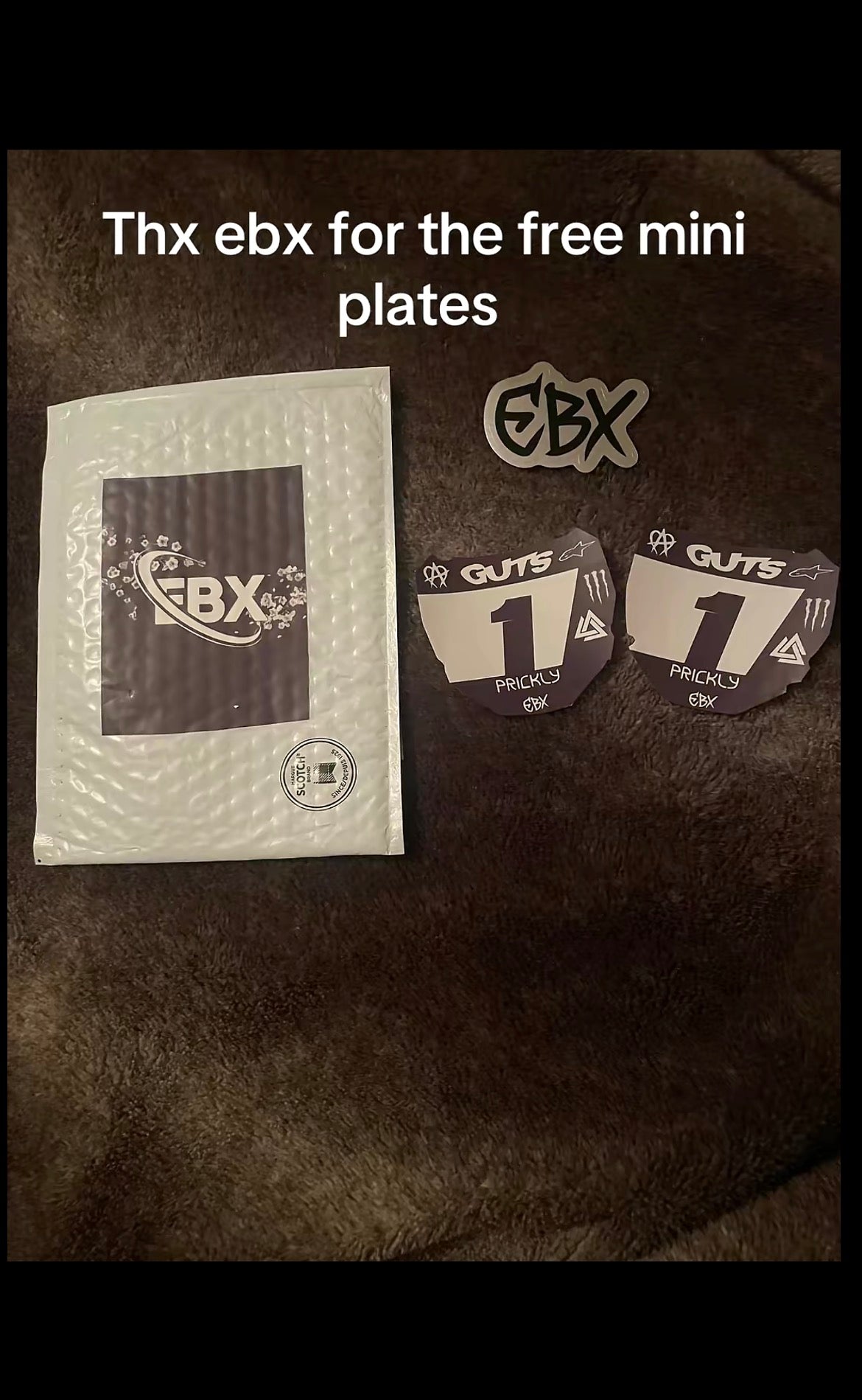 5 Pack Custom Mini Sticker ODI/Motocuts Plate (DM On TikTok, phone number or email for customization)