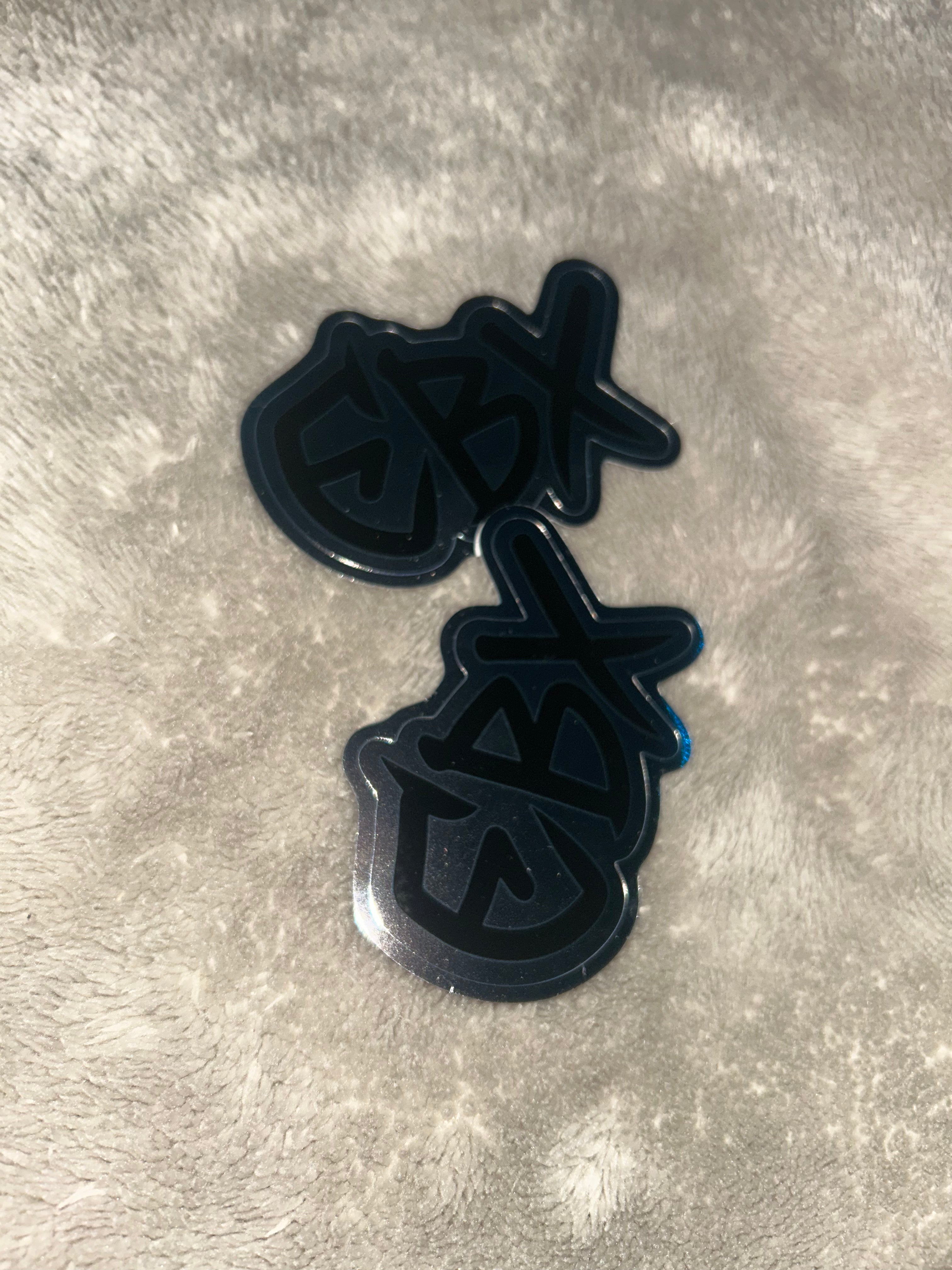 Chrome/Regular EBX Stickers (8 Pack)