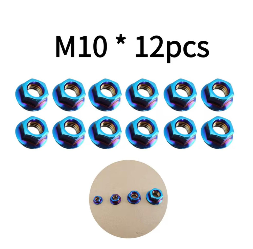 12pcs Titanium Bolt Nut